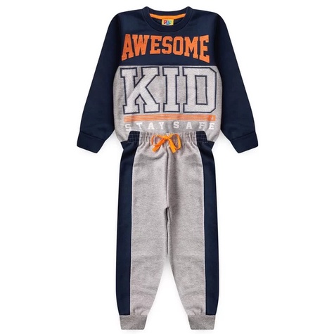 Conjunto Infantil Inverno Marinho / Benetex Kids