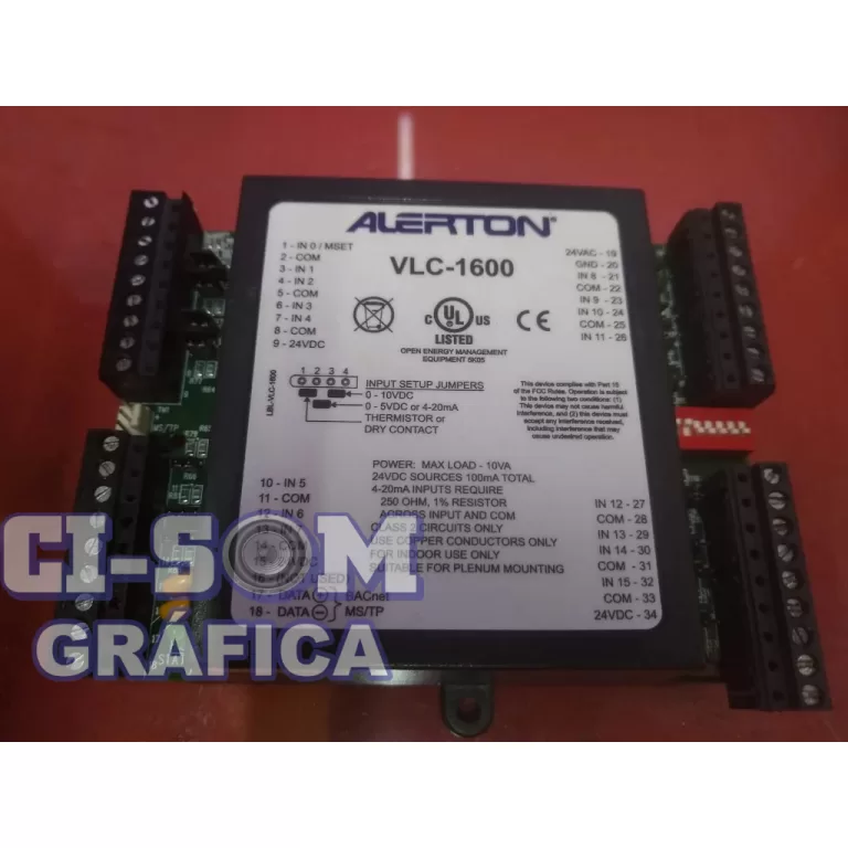 Controlador Vlc1600 Alerton Monitoramento De Entra