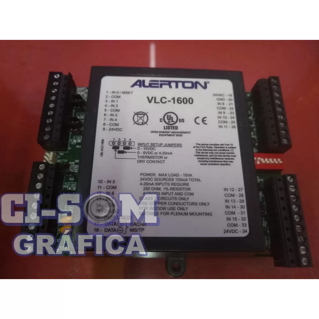 Controlador Vlc1600 Alerton Monitoramento De Entrada Bactalk