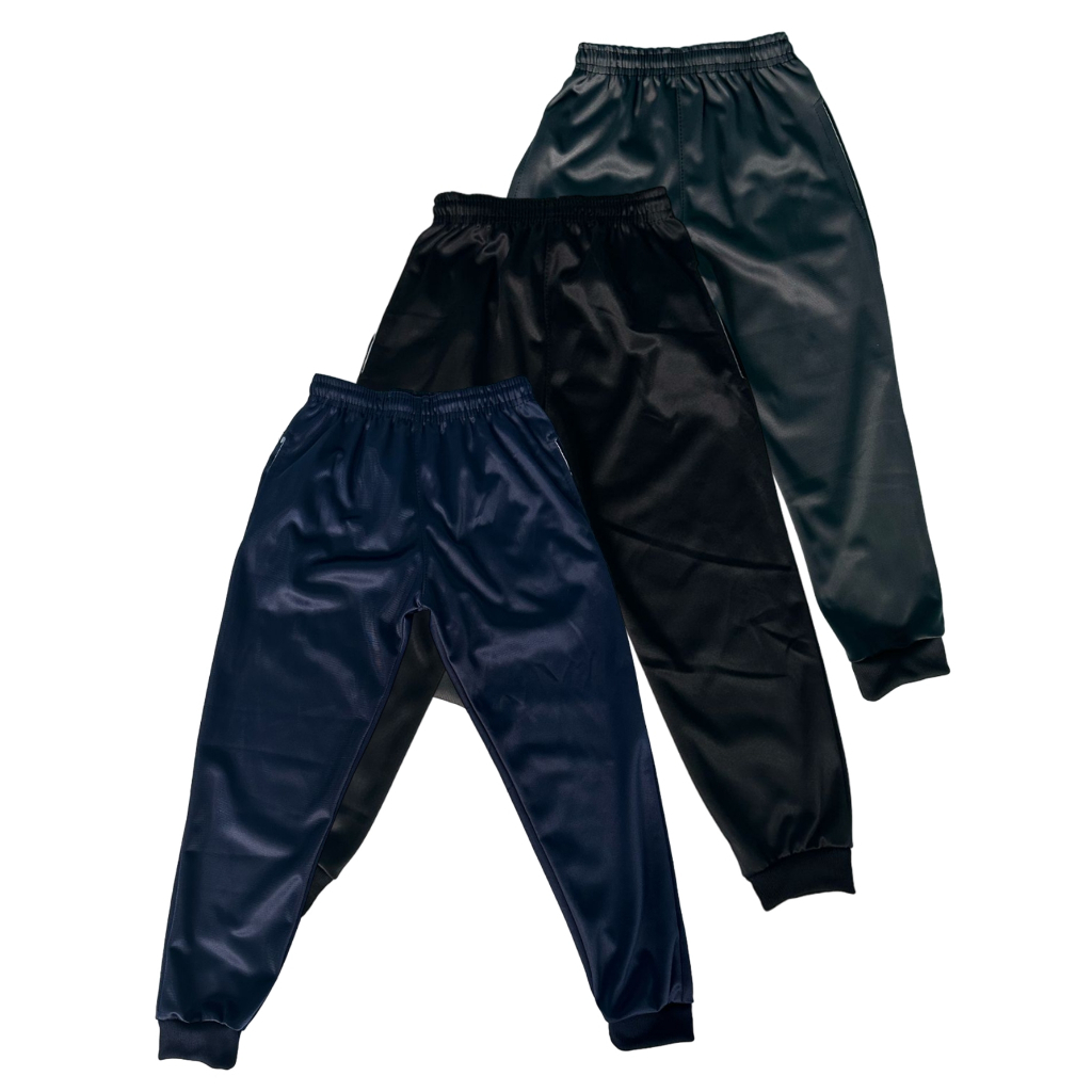 Kit Com 3 Calças De Frio Inverno Escolar Jogger Juvenil Menino Tamanhos 2 Ao 16