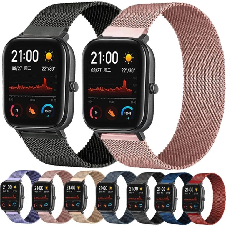 Pulseira para Amazfit Gts 4 3 2 2e Mini Bip S Bip 