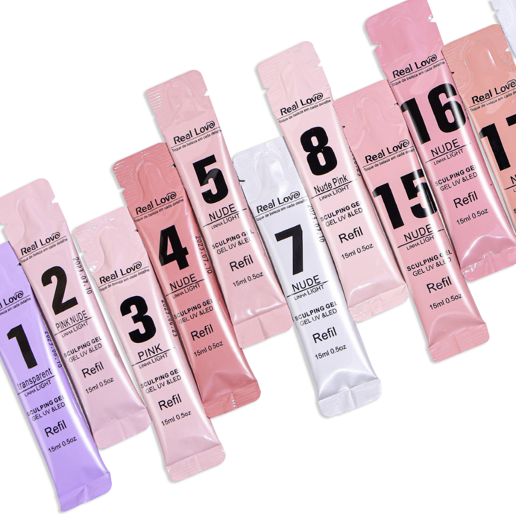 Refil Gel de Alongamento Linha Light 15ml – Real Love
