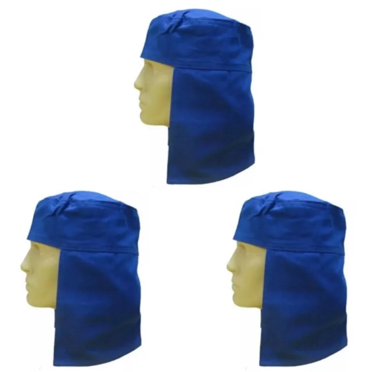Kit 3 Touca Brim Soldador Proteção Sol Trabalho 