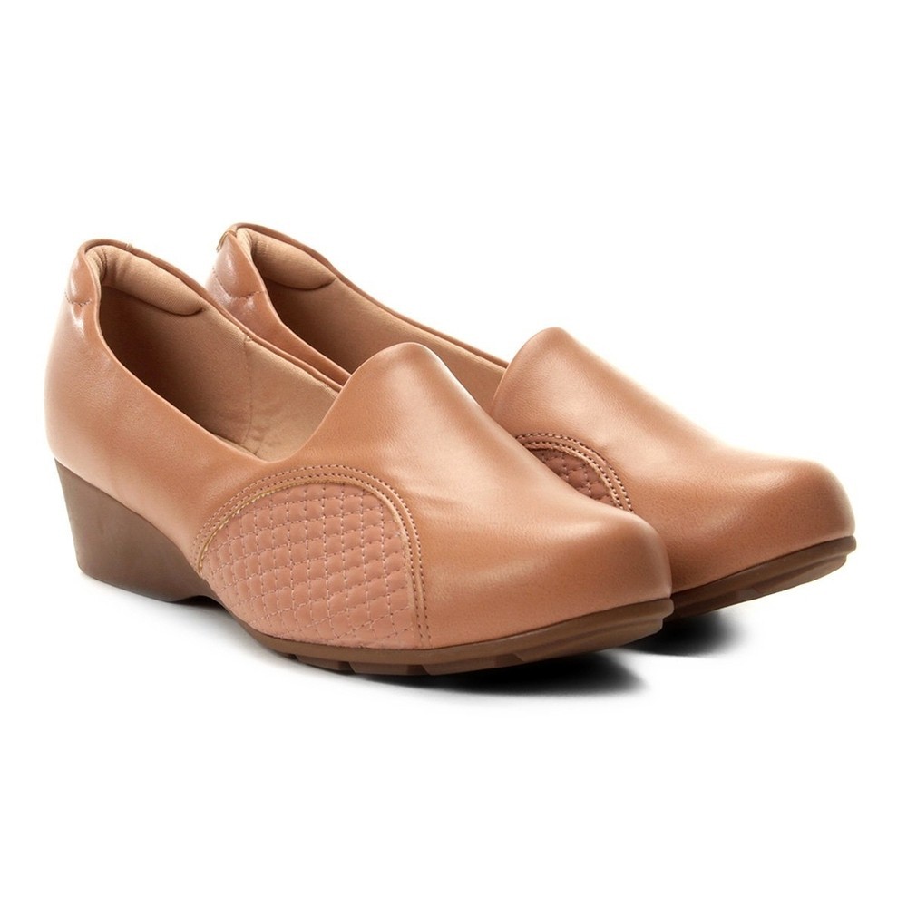 Sapato Scarpin Modare Enfermagem Anabela Joanete – Nude