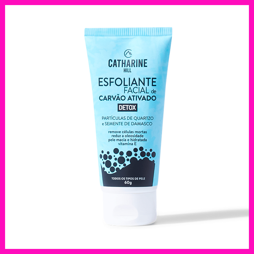 Catharine Hill Esfoliante Facial de Carvão Ativado Detox 60g