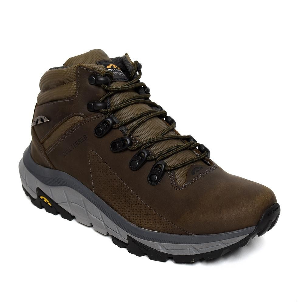 Bota Couro Bull Terrier Scott Masculina – Musgo