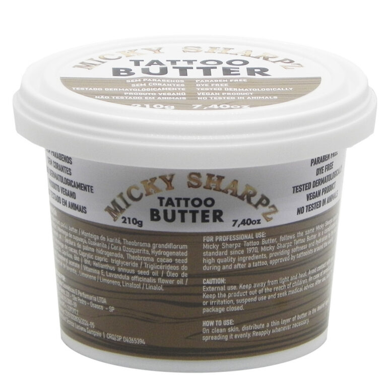 Manteiga Tattoo Butter Micky Sharpz 210g  Hidrata 
