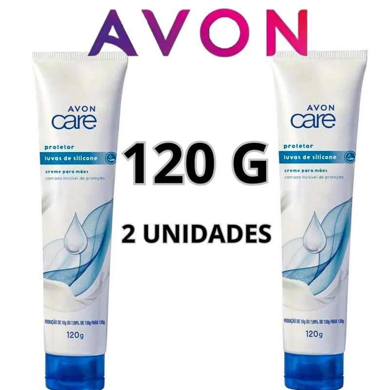 Kit Creme de Mãos Luva de Silicone 120g (2,4 ou 6 Unidades) – Avon Care