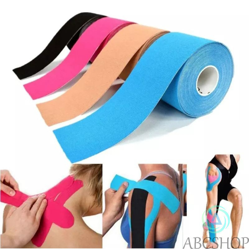 1/2 Bandagem Elástica 5Cm X 5M – Fita Kinesio Tape Fisioterapia