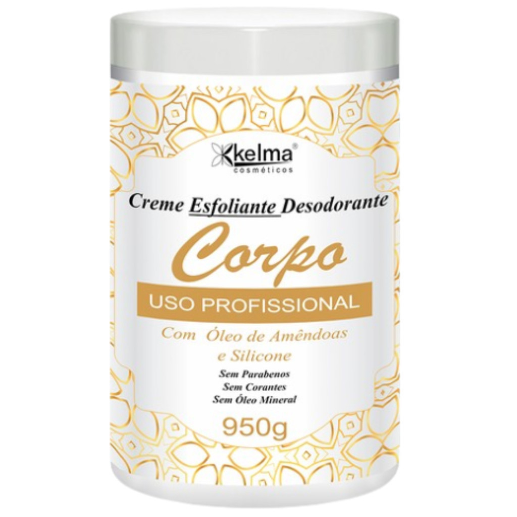 KELMA CREME ESFOLIANTE DESODORANTE CORPO 950G