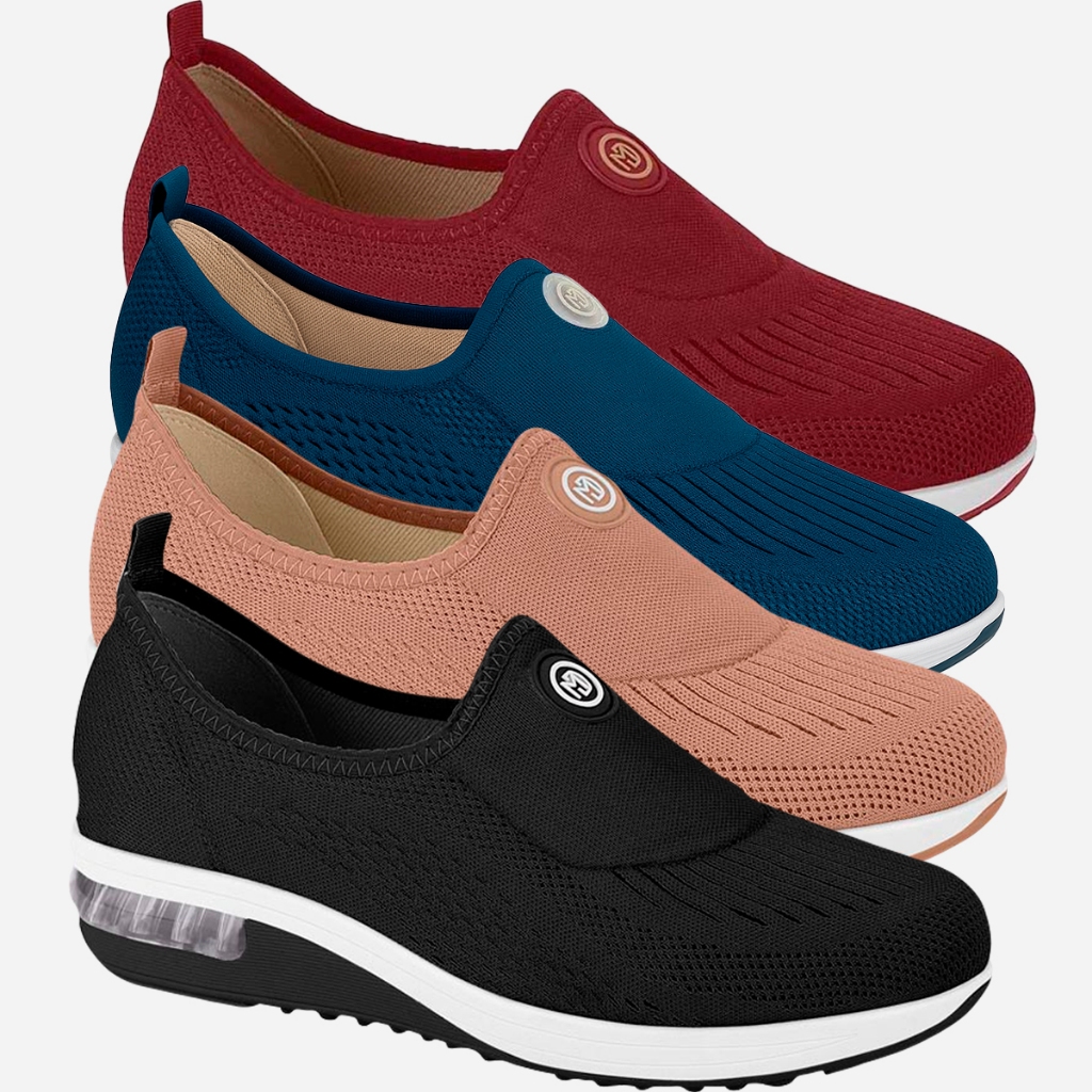 Tênis Modare Ortopédico Feminino UltraConforto Confortável Amortecedor Gel Palmilha Soft Macia Fasci