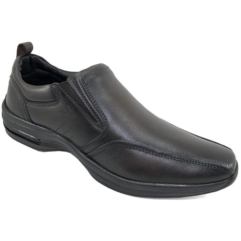 Sapato Conforto Couro Pipper Casual Masculino R