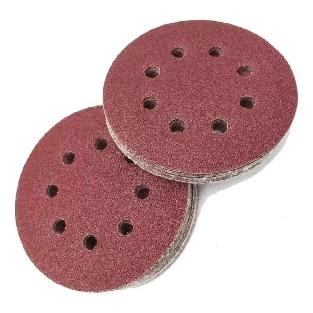 Kit 50 Disco De Lixa 150mm 7 Furos Ferramentas Ldi