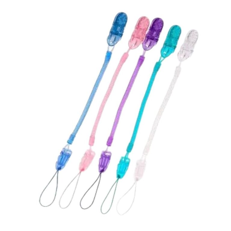 Kit 2 Prendedor De Chupeta Modelo Mola Bebê Menin