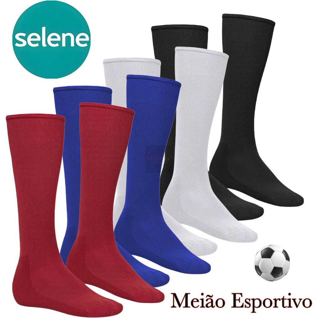 MEIÃO SELENE MEIA ESPORTIVA ORIGINAL COMPRESSÃO ALTA