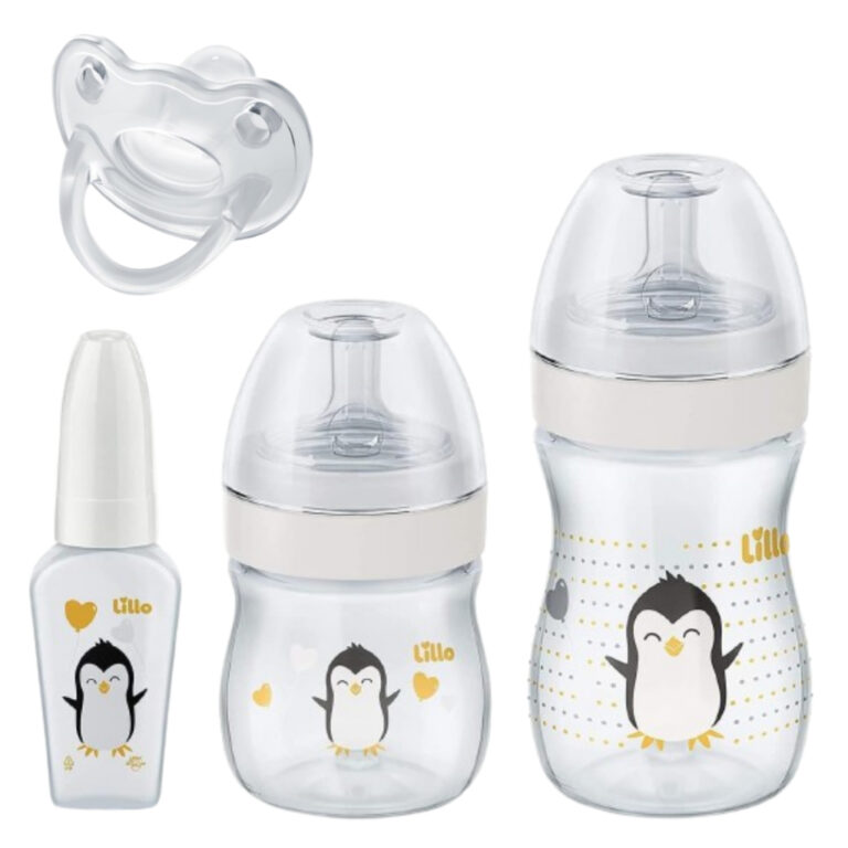 Kit 3 Mamadeiras Lillo Bico Reto com Chuquinha e C