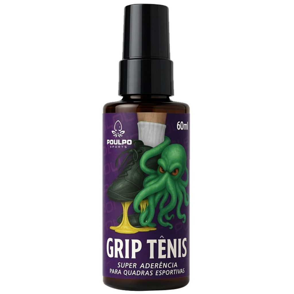 Cola Grip Para Não Escorregar Jogando Em Quadra 60ML Chuteira Ou Tênis Futsal Vôlei Basquete Poulpo
