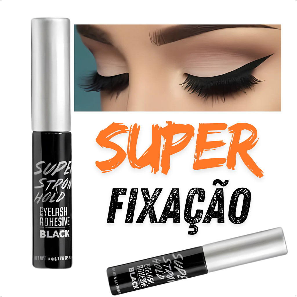 Kit Com 2 Colas De Cílios Preta 48h  Kiss New York