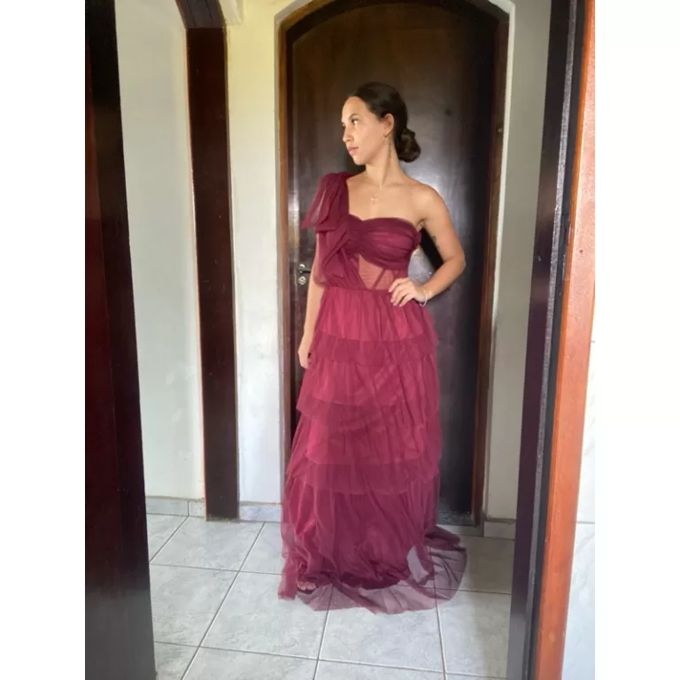 vestido de festa longo madrinha formatura casament
