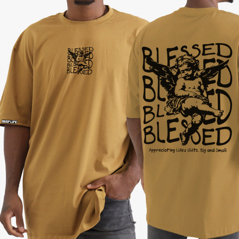 Camisa Estampada Camiseta Oversized – 3416