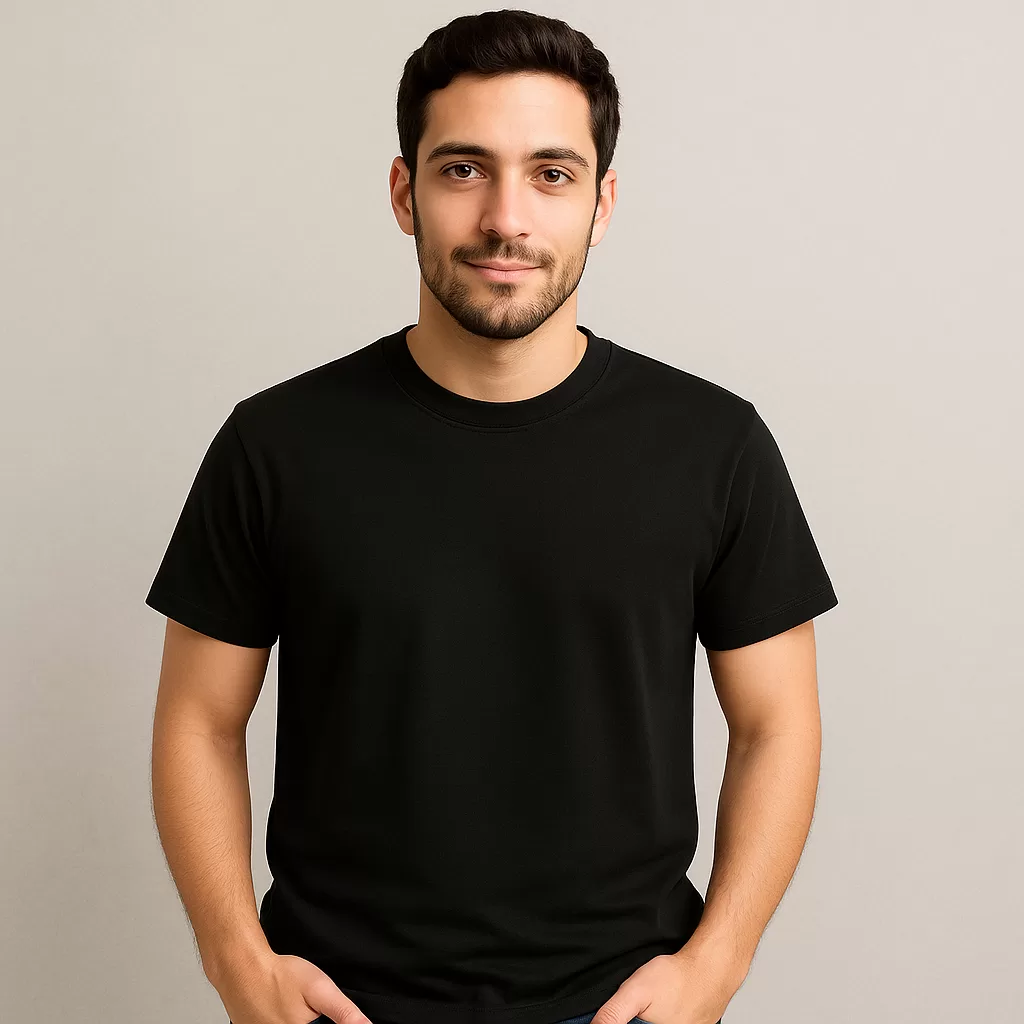 Kit 5 Camisetas Masculina Lisa Premium Cores 100% Algodão