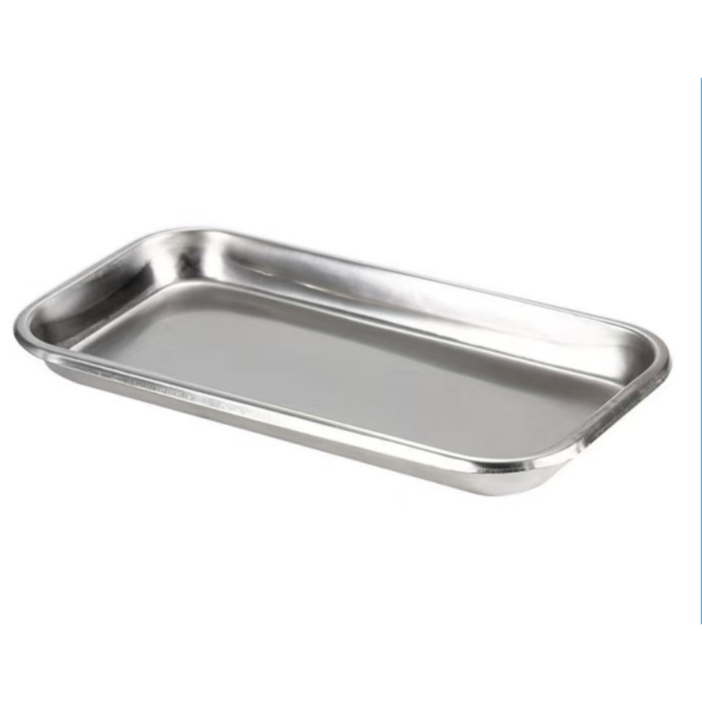 Bandeja Inox Médico Veterinário Dentista Estufa Autoclave Esterilizável 22.5x12x2cm