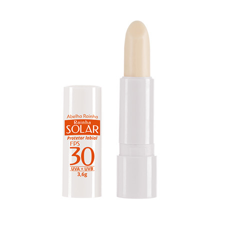 Protetor Solar Labial Fps 30 Rainha Solar 3,6g Hid