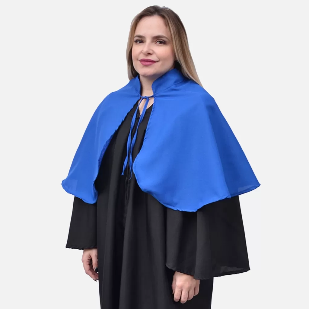 Capa Ombro Pelerine Para Beca Dupla Face Formatura Varias Cores