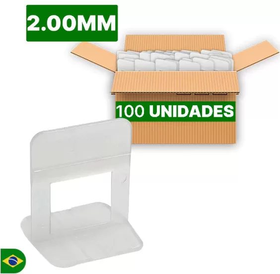 Espaçador Nivelador De Piso Com 100 Peças Tamanh
