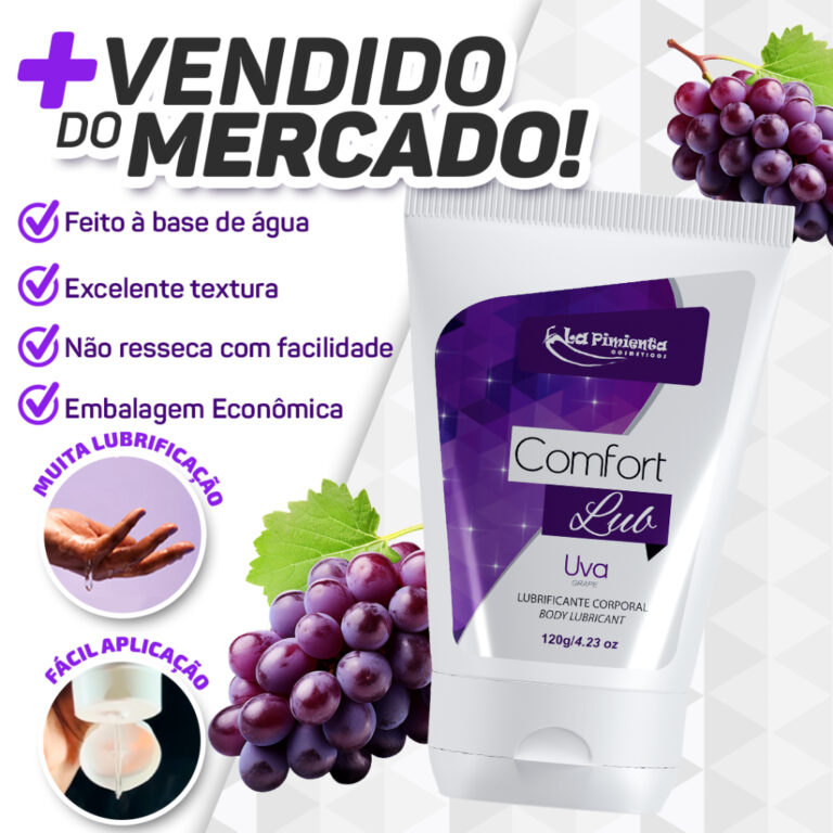 LUBRIFICANTE COMFORT 120 SENSAÇÃO NATURAL E AGRA