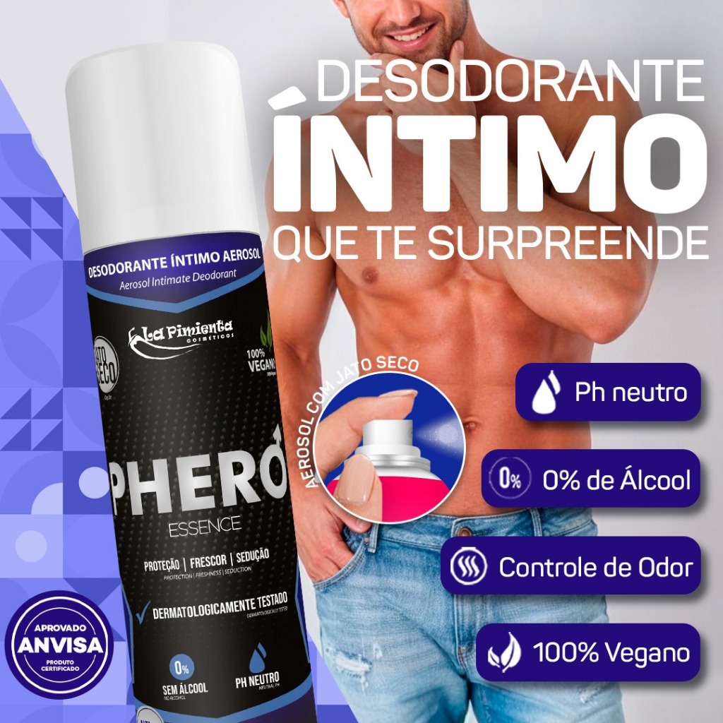 DESODORANTE ÍNTIMO PARA HOMEM QUE VAI DIRETO DO TRABALHO PARA O MOTEL