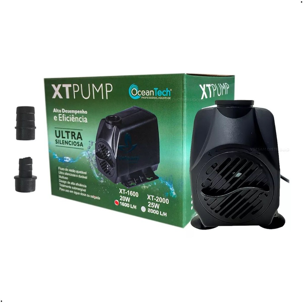 Bomba Submersa Eletrônica Aquário Ocean Tech XT 1600 20w