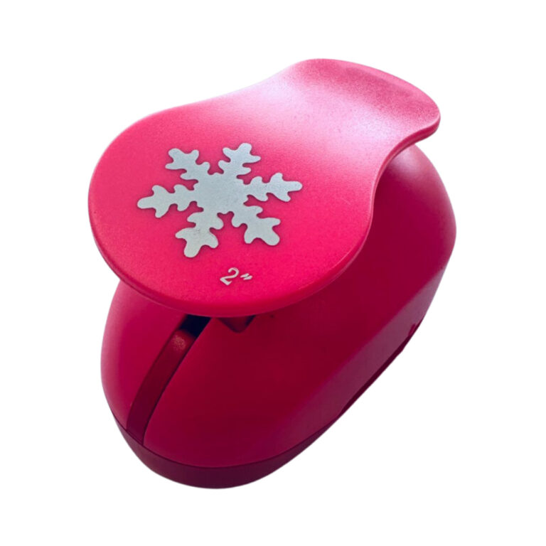 Furador de Papel e EVA de 5cm Floco de Neve Scrapb