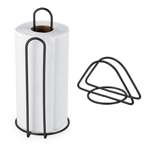 Kit Porta Rolo Papel Toalha + Porta Guardanapos Pr