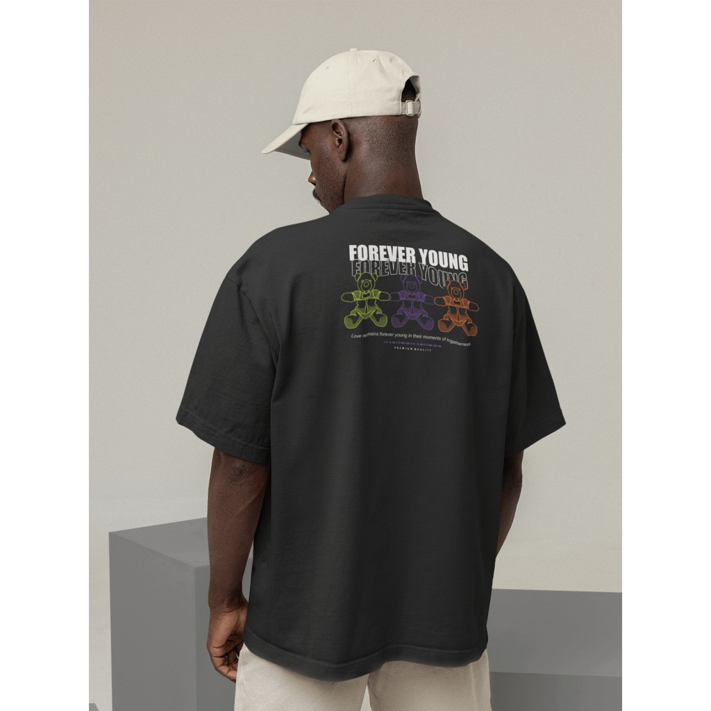 Camisa Camiseta Oversized Gola Alta Streetwear Masculino e Feminino Academia Preto e Off Whte Estamp