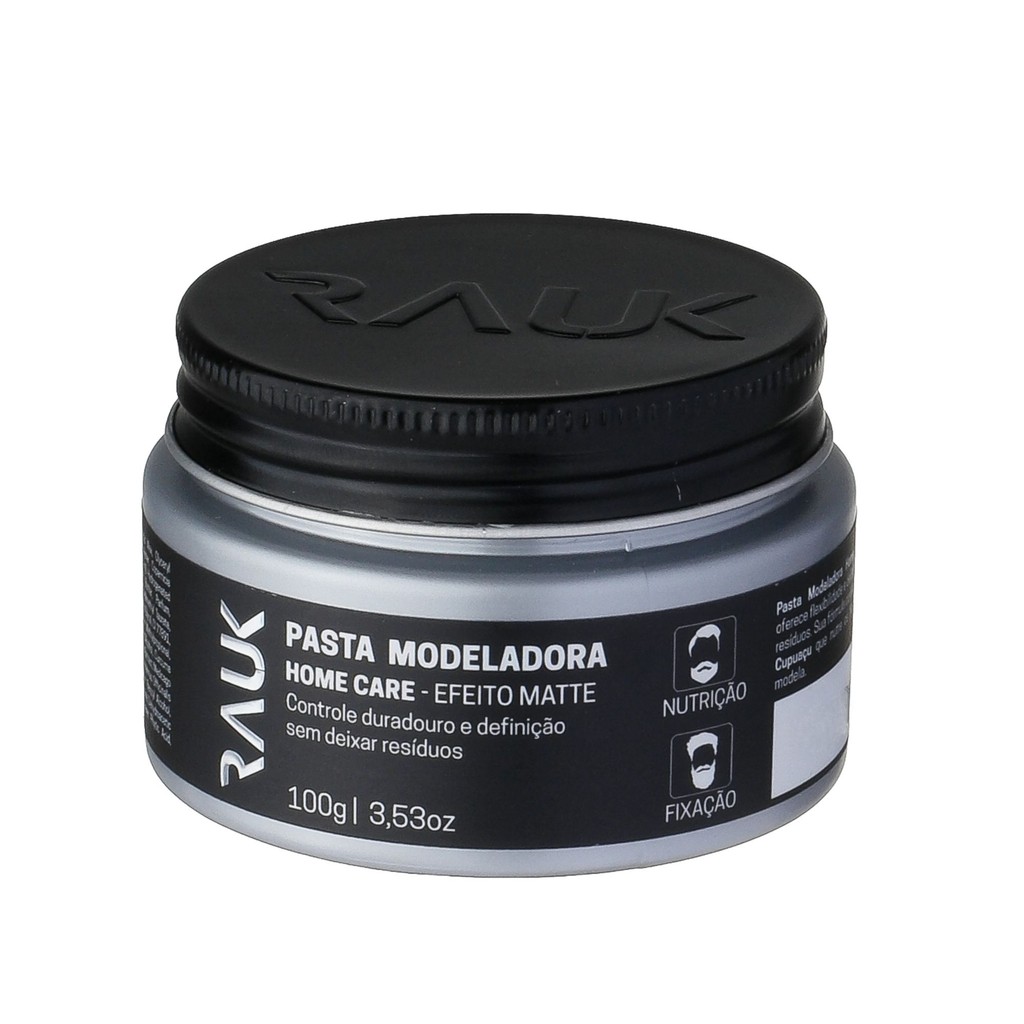 Pasta Modeladora Efeito Matte Home Care Rauk – 100g