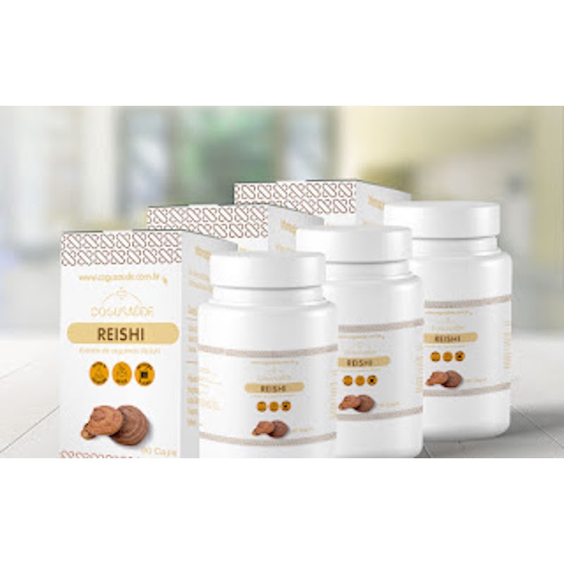Extrato de Cogumelo reishi 3x 90 caps