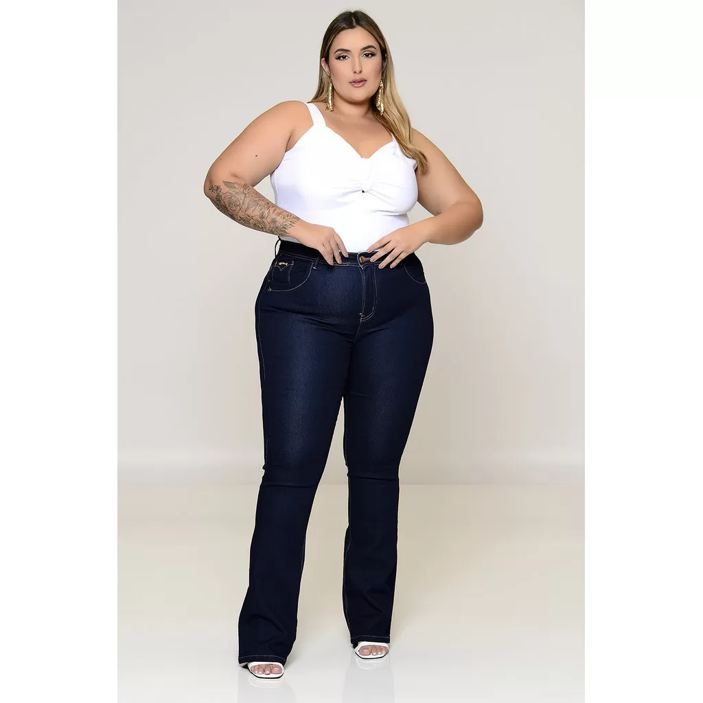 Cropped Plus Size Branco