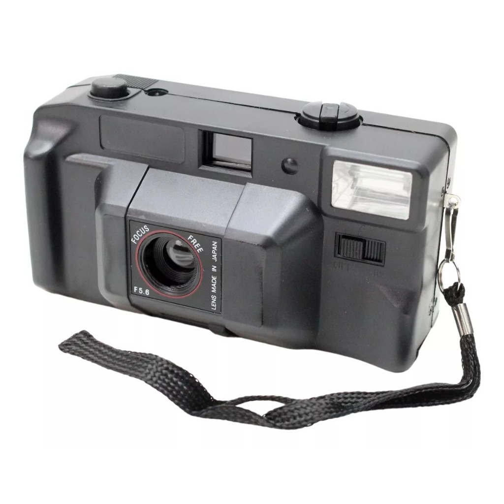 Câmera Fotográfica Analógica 35mm Com Flash Embutido Vintage APENAS DECORAÇÃO – LEIA A DESCRIÇÃO