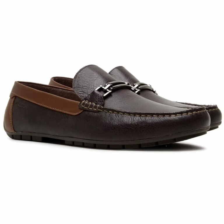 Mocassim Couro Freeway Roma Metal Masculino –