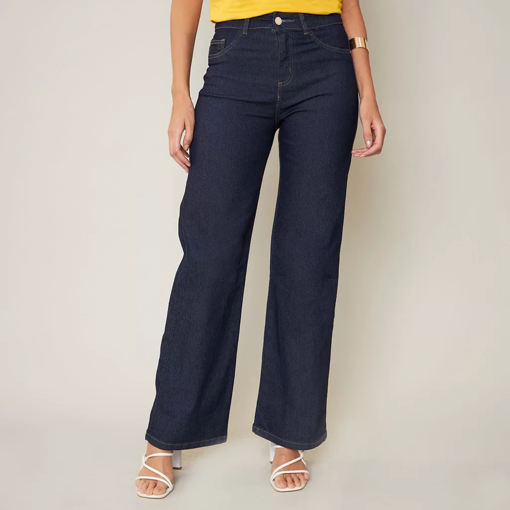 Biotipo Calça Jeans Feminina Flare Petit