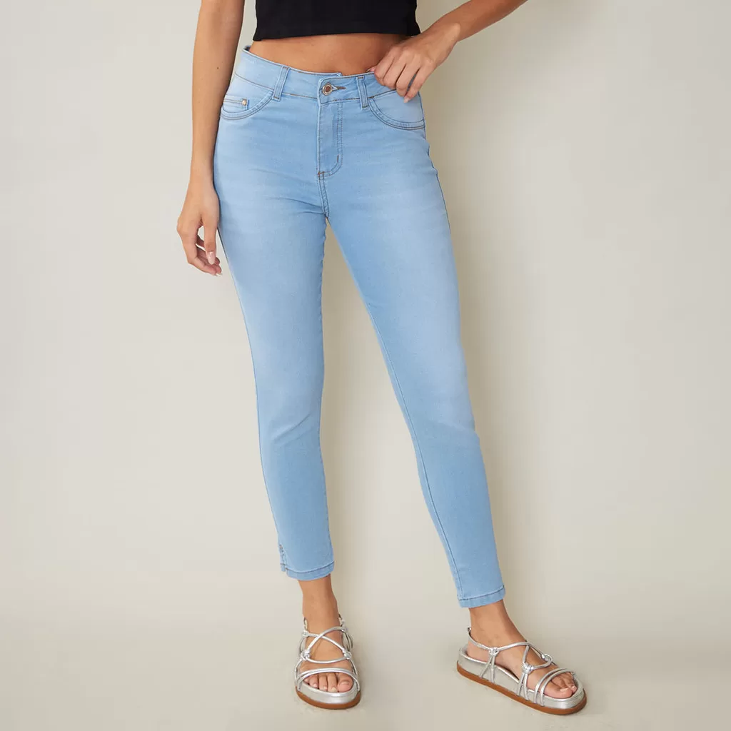 Biotipo Calça Jeans Claro Skinny Feminina