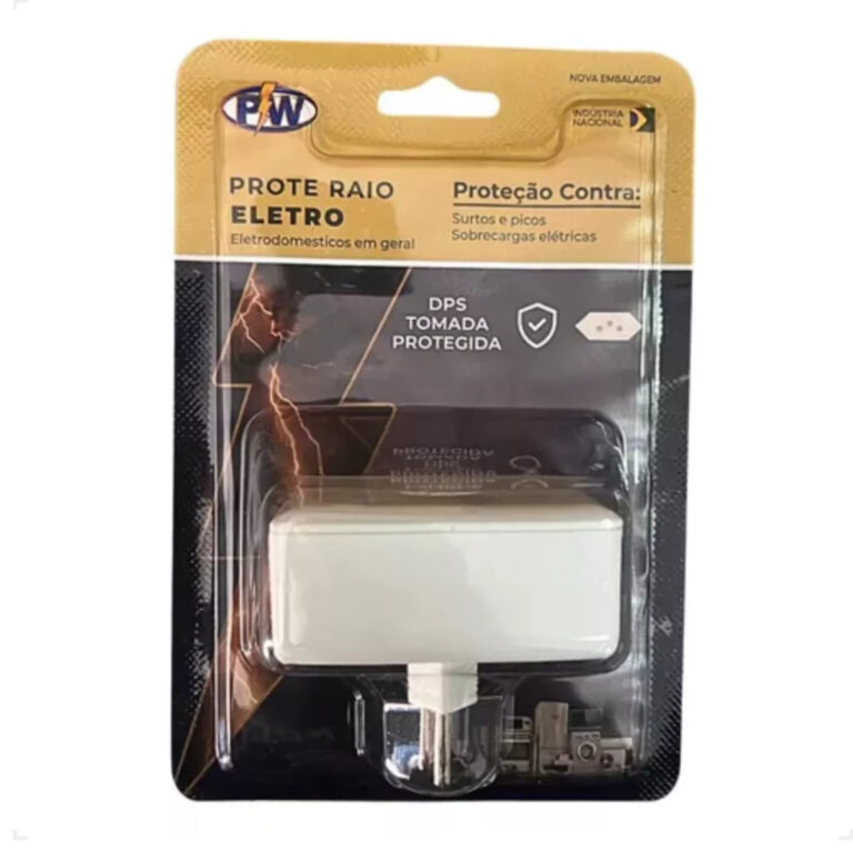 Protetor Contra Raio Surtos Picos Eletro com 2 Tom