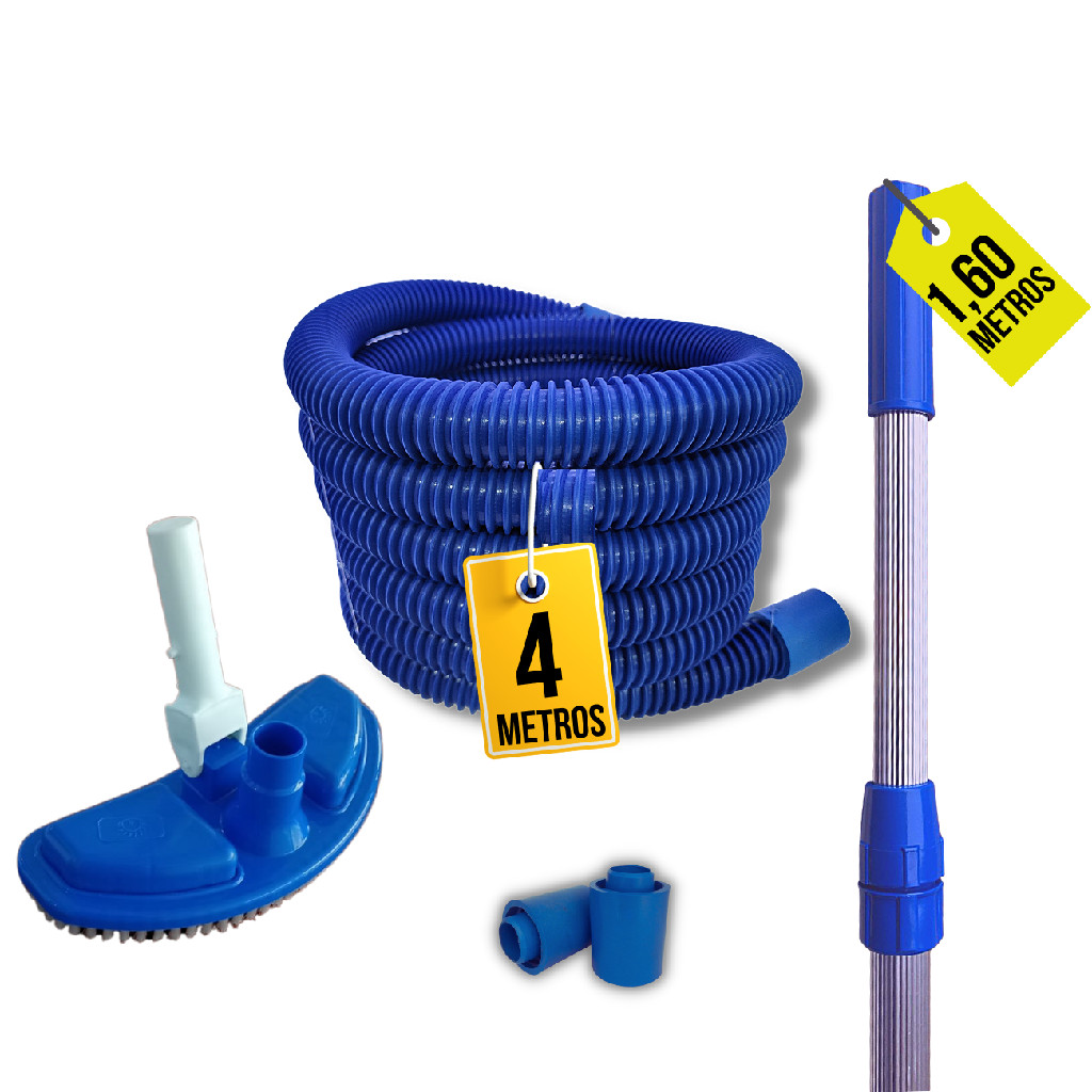 Kit Limpeza Para Piscina Inflável Estrutural Desmontável