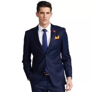 Terno Slim Masculino Completo Social + Calça + Bl