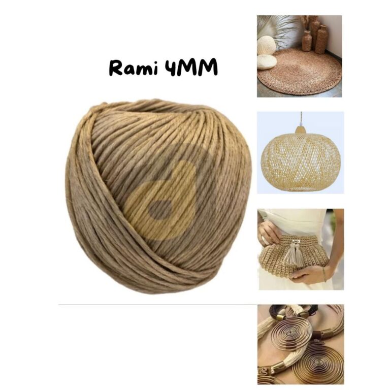 Fio Barbante Rami 4mm até 130 metros artesanatos,