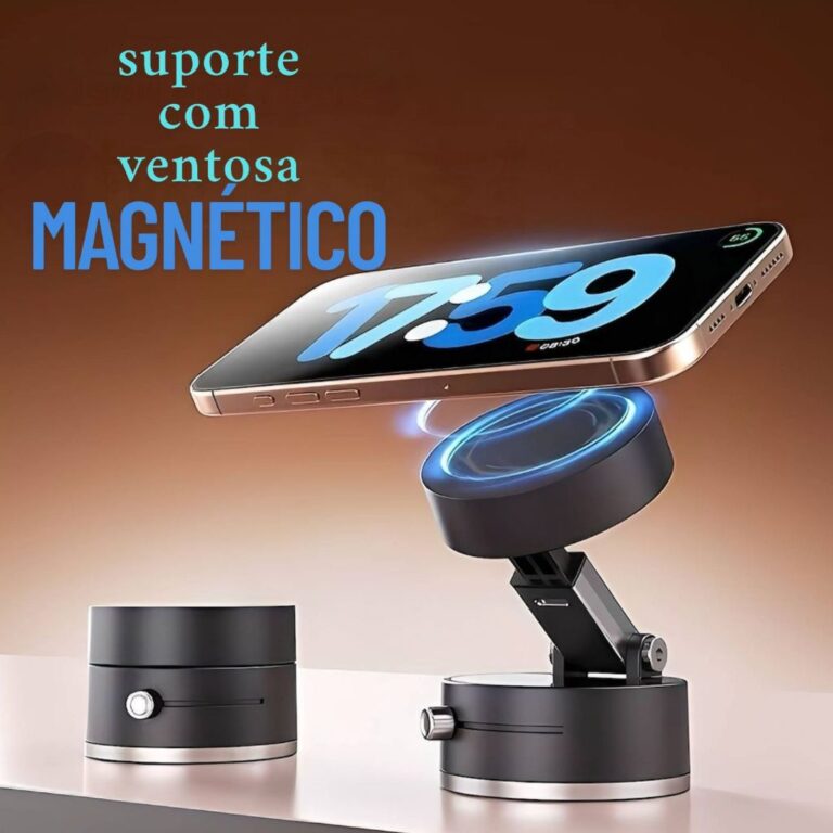 Suporte Para Telefone celular Magnético De Sucç