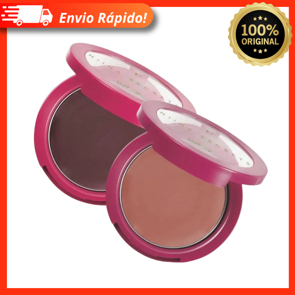 Blush E Go Niina Secrets 2 em 1 Rosto e Lábios 5g Amora Segredo e Pêssego Secreto – Eudora