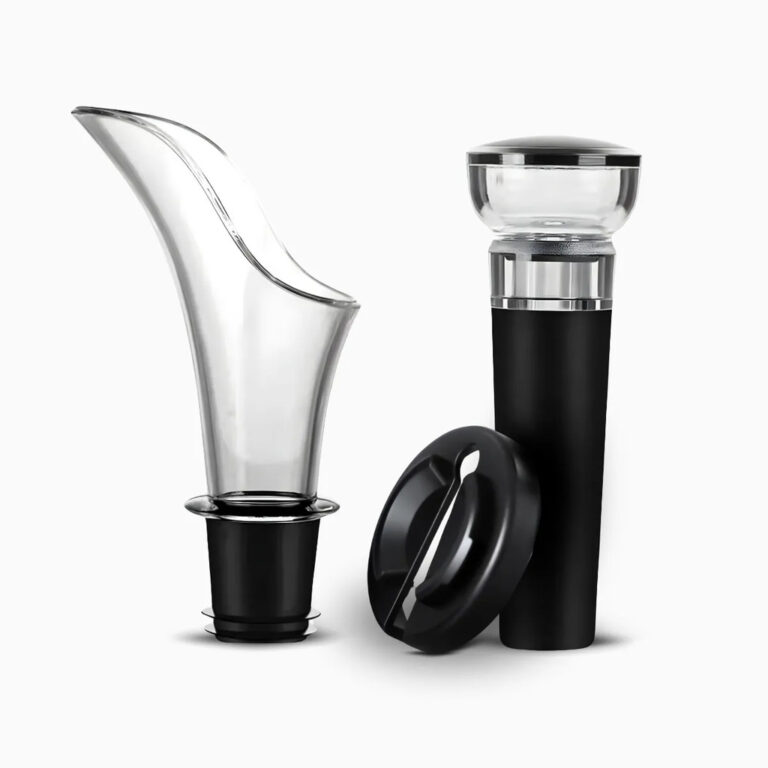 Kit Para Vinho Com Bico Aerador dosador, Rolha Tam