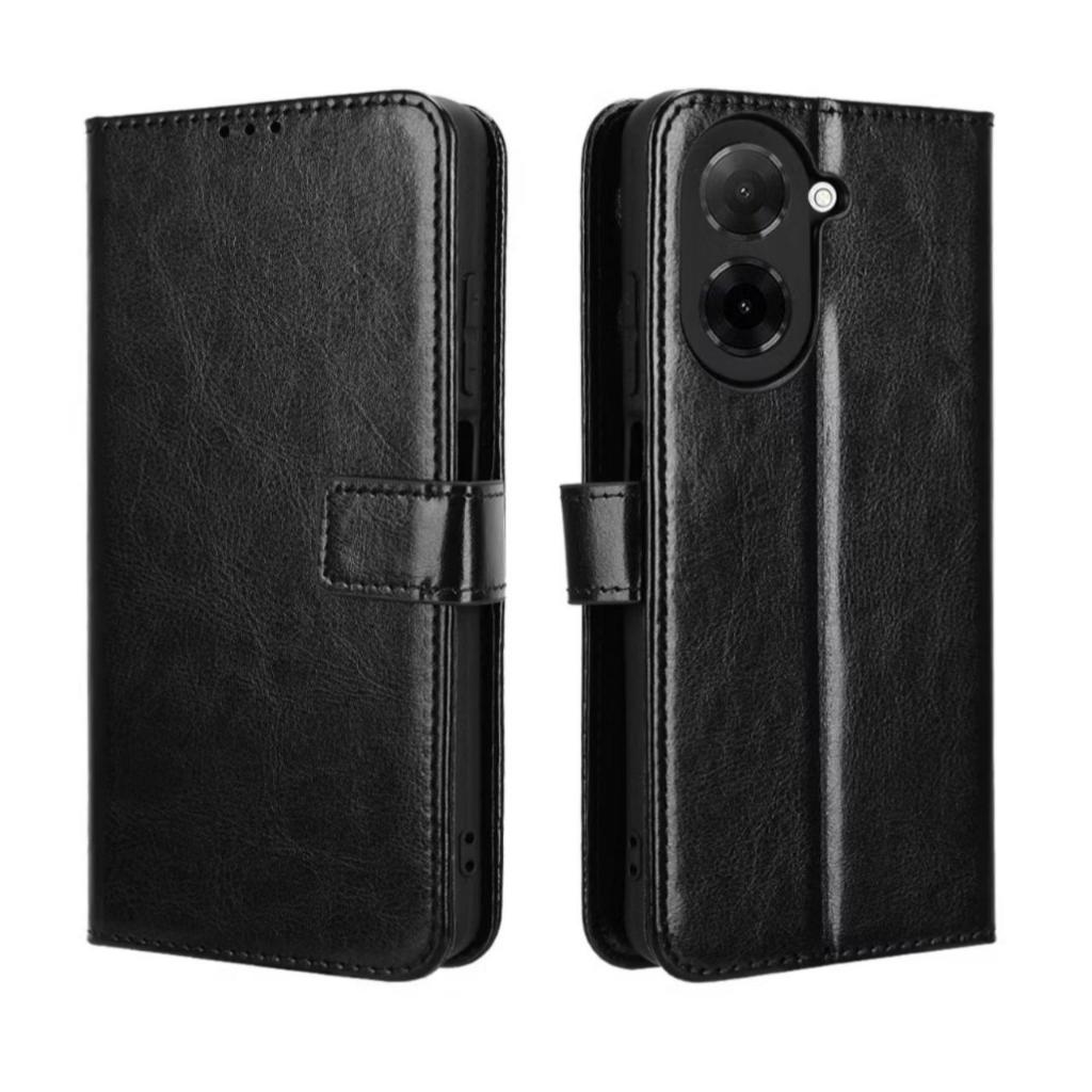 Capa Carteira Flip + Película 3D Para Xiaomi Redmi A5